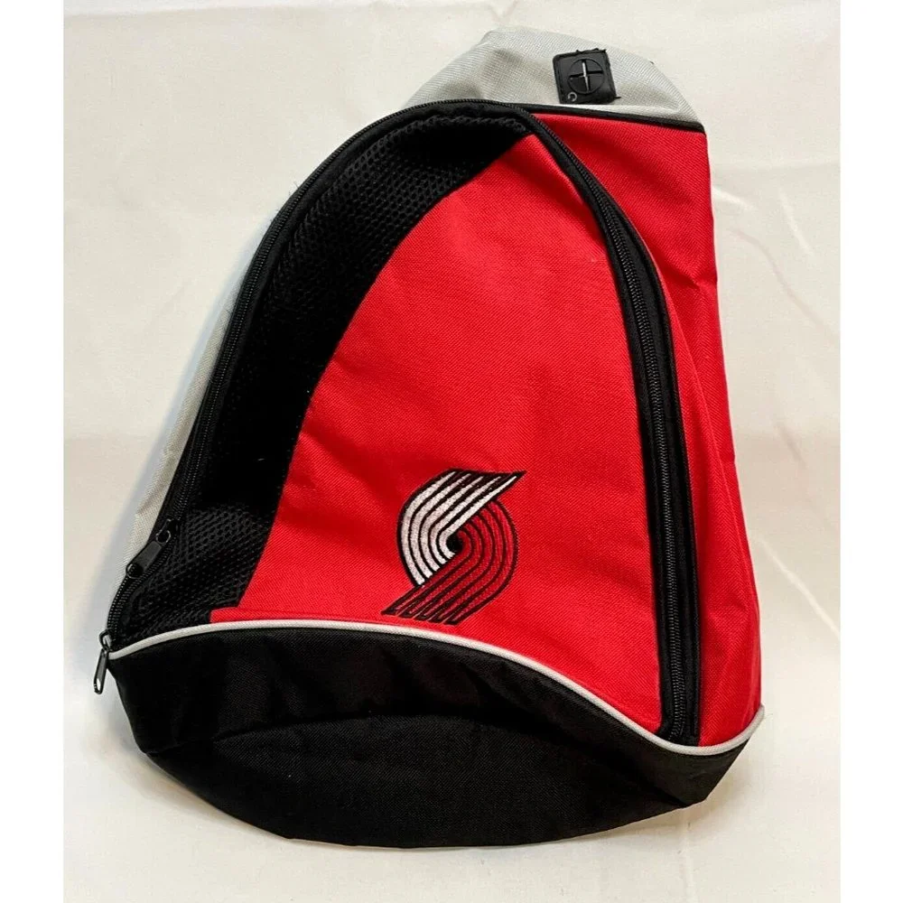NBA Portland Trailblazers backpack triangular sling bag cycling gym sports 15